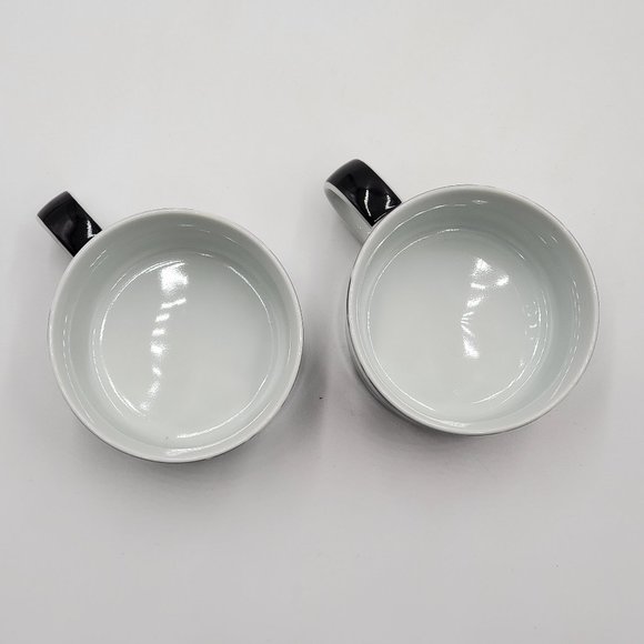 Disney Dimensions Japan - Black & White Mickey cups & saucers - Picture 4 of 16